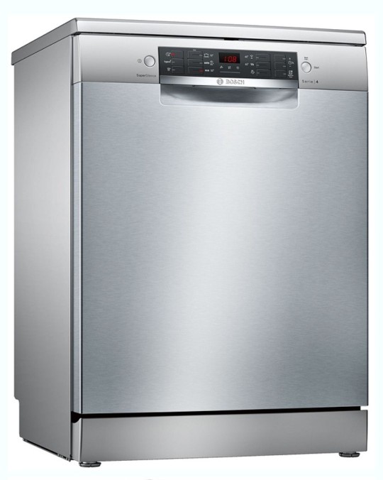 ماشین ظرفشویی بوش سری 4 مدل SMS46NW01سفید وسیلور